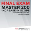 Master 200 Increase in Scope Inland to Near Coastal - Captain's License Online Exam Proctored by US Captain's Training