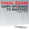 OUPV Upgrade to Masters - Captain's License Online Exam Proctored by US Captain's Training