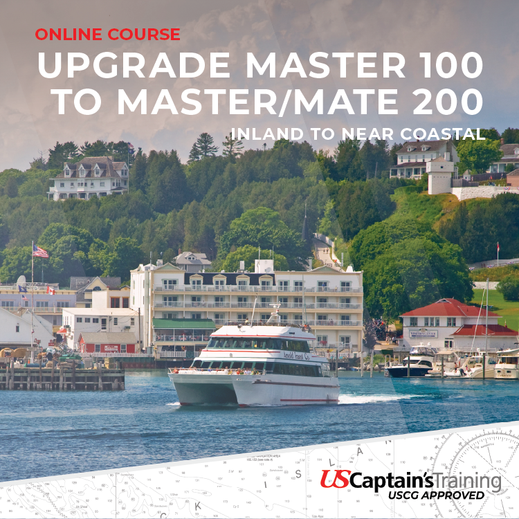 USCG Master 100 to 200 Ton Captains License upgrade online course