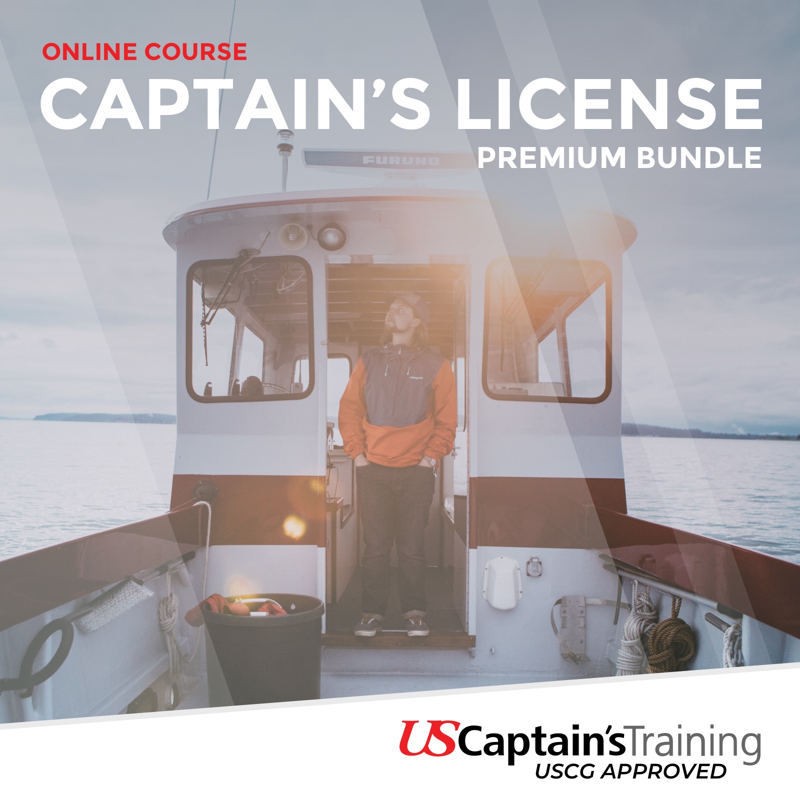Captain's License Online Course & Exam from US Captain's Training - Premium Bundle