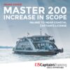 Captain's License Online Course & Exam from US Captain's Training - Master 200 Increase in Scope Inland to Near Coastal