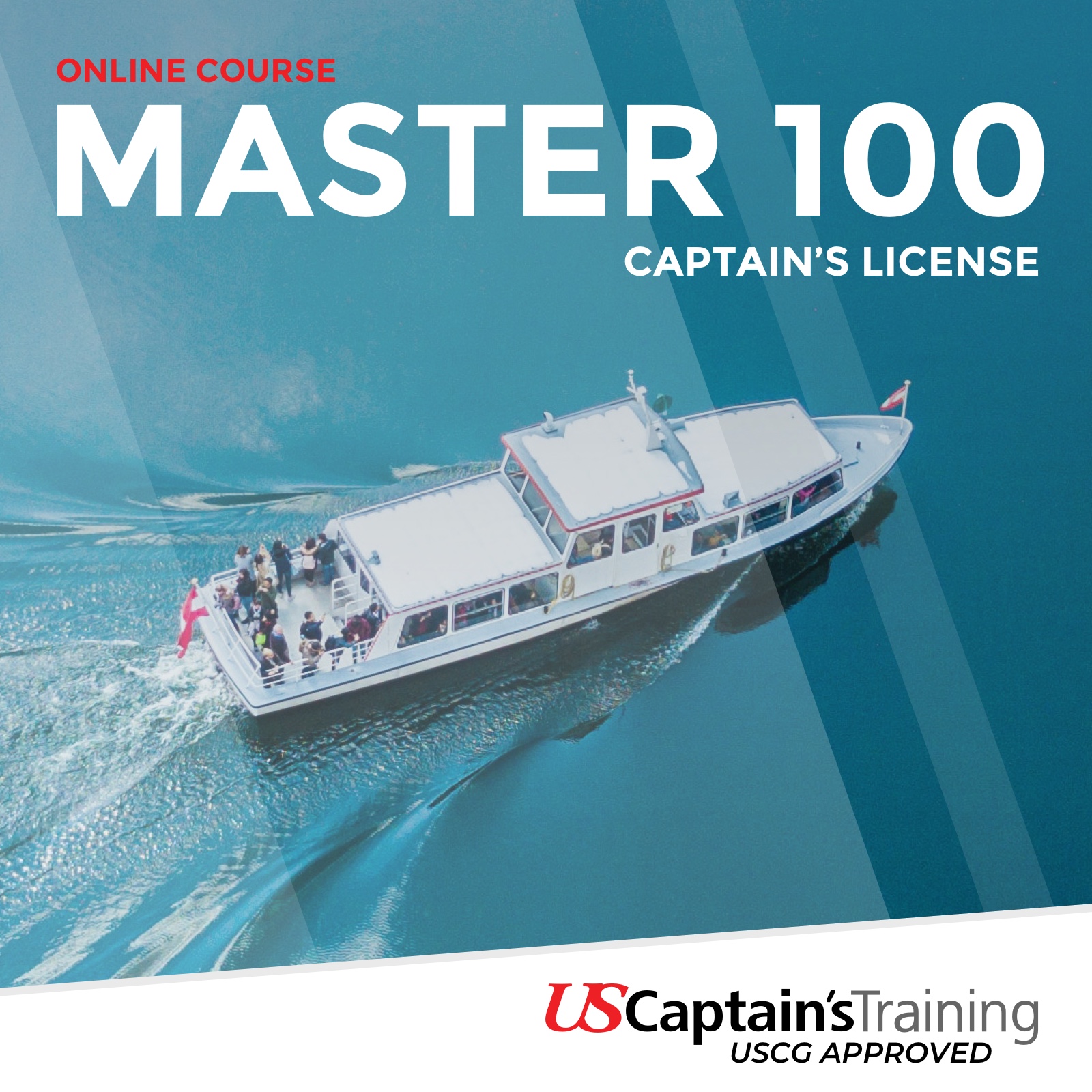 Captain's License Online Course & Exam from US Captain's Training - Master 100