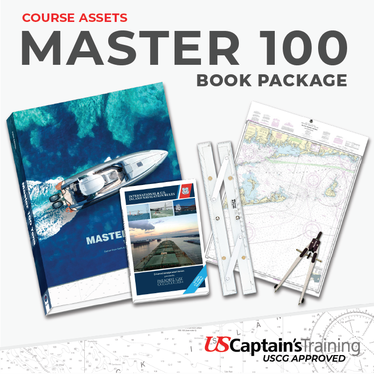 USCG Master 100 Tons book package for exam study